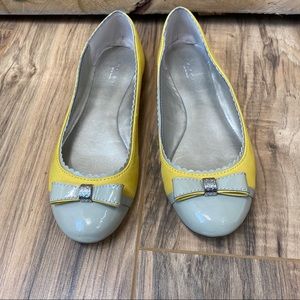 Coach Yellow Flats size 6